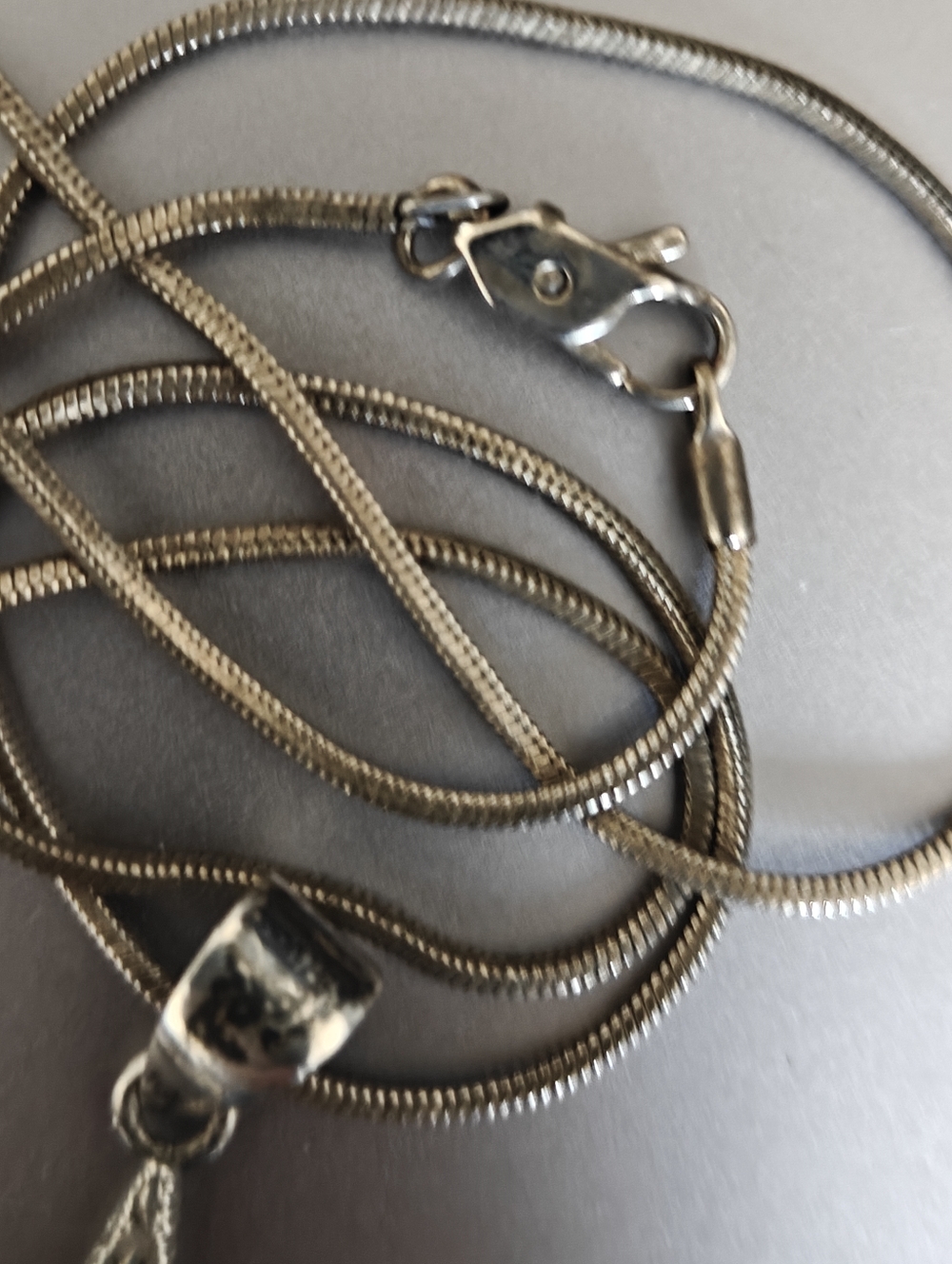 Vintage Cardenas Taxco Starfish Pendant Silver 950 Snake Chain Necklace - Picture 9 of 16